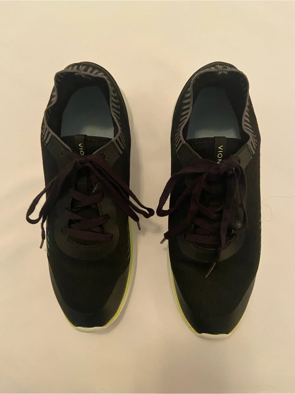 Vionic Embolden Sneakers Women’s 8.5 Black Athletic Walking Running Shoes